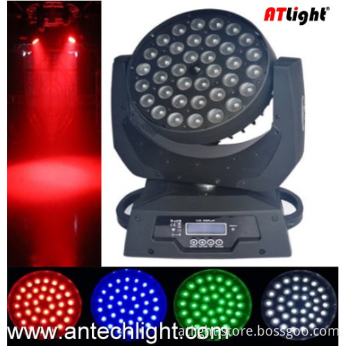 36X10 RGBW 4 in 1 LED Moving Head with Zoom ATM360MZ